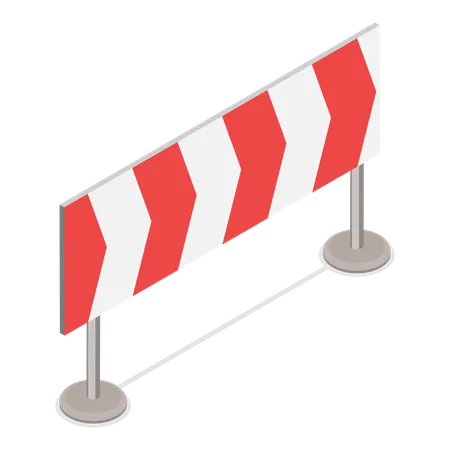 Traffic Road Barriers  Illustration