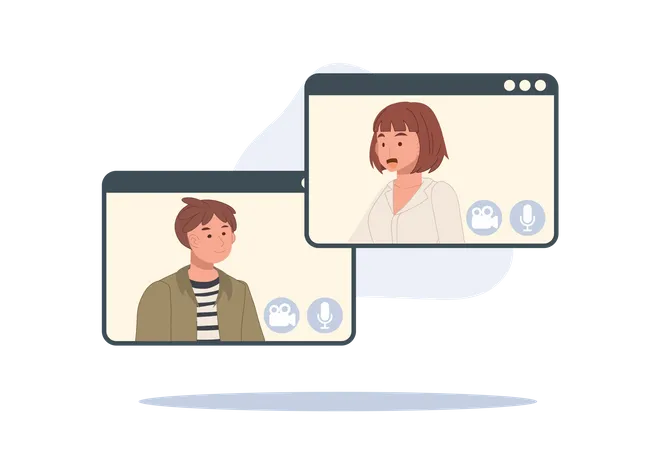 Video call  Illustration