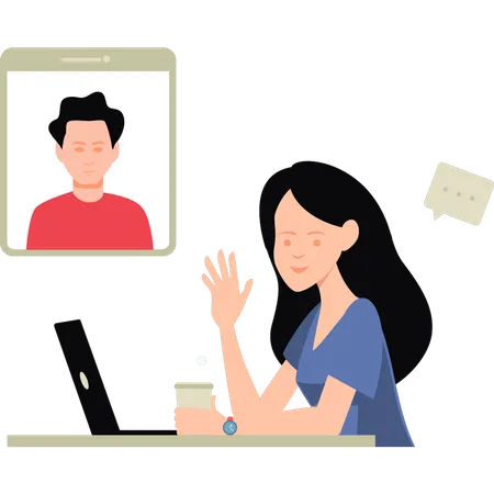 Video call  Illustration