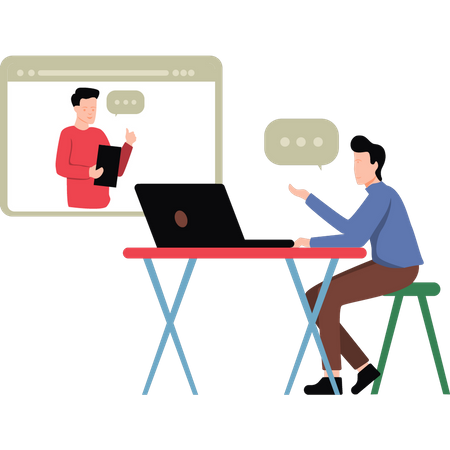 Video call  Illustration