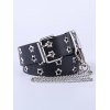 EMMIOL Detachable Chain Star Eyelet Buckle Belt