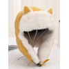 EMMIOL Warm Faux Fur Shearling Cat Ear Trapper Hat