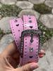 EMMIOL Y2K Heart Cutout Shiny Rhinestone Buckle Belt