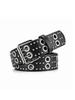 EMMIOL Punk Rivet Design Eyelet Buckle Belt