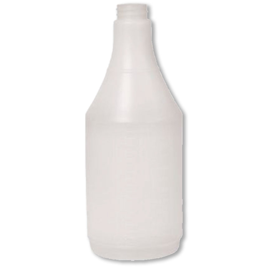 24 oz. Plastic Round Bottle (12)