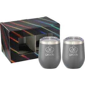 12 oz Corzo Cup 2 in 1 Gift Set