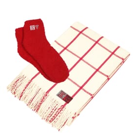 Charleston Throw &amp; Fuzzy Socks Set