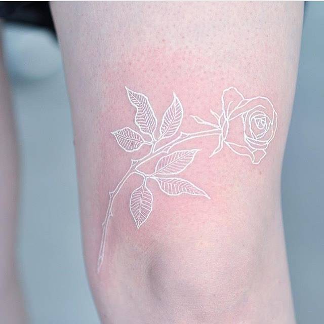 White Ink Tattoos For People With Pale Skins