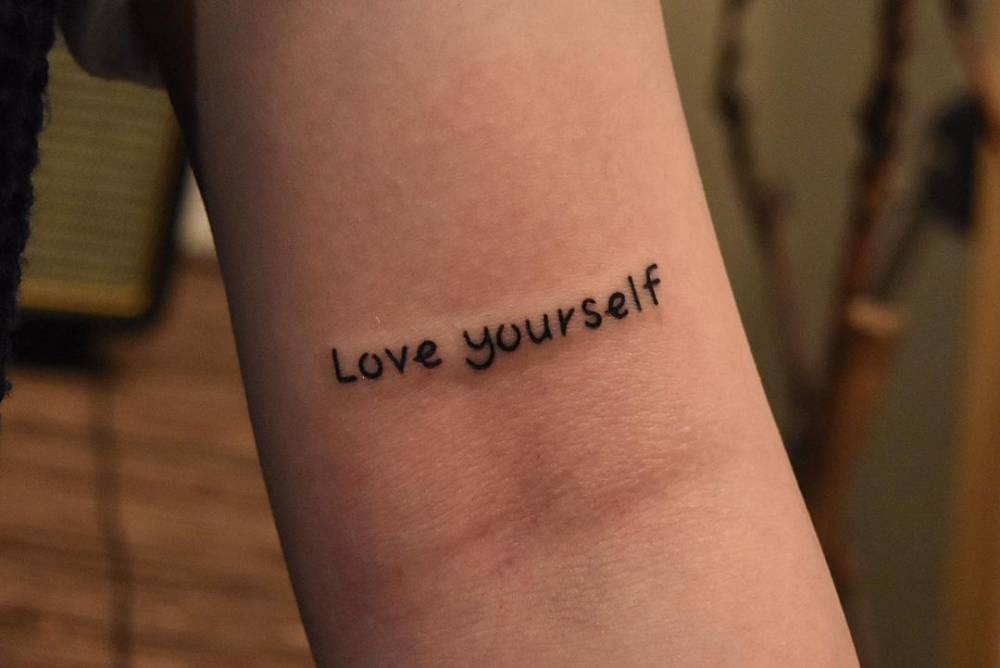 Yo Tattoos  Arabic Calligraphy TATTOO Love Yourself  Facebook