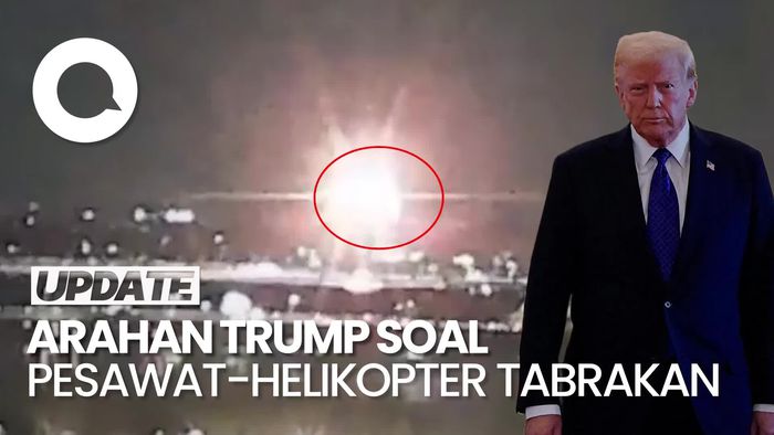 Video Trump soal Pesawat Penumpang-Blackhawk Tabrakan: Saya Telah Beri Arahan