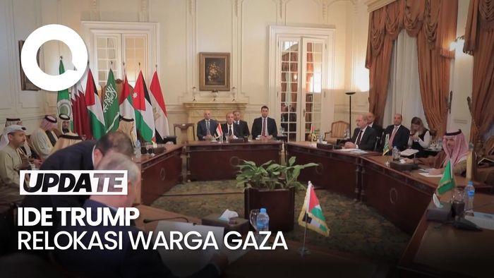 Video Lima Negara Arab Tolak Ide Trump Relokasi Warga Gaza