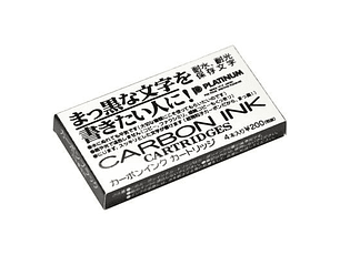 Cartuchos de tinta Carbon Pen - Paquete de 4 - Negro