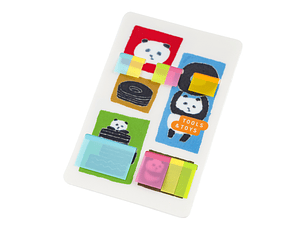 Jin Kitamura: Hobonichi Translucent Sticky Notes - Love it (Panda)