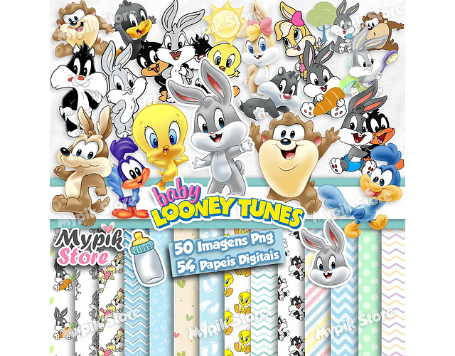 Kit Digital Baby Looney Tunes