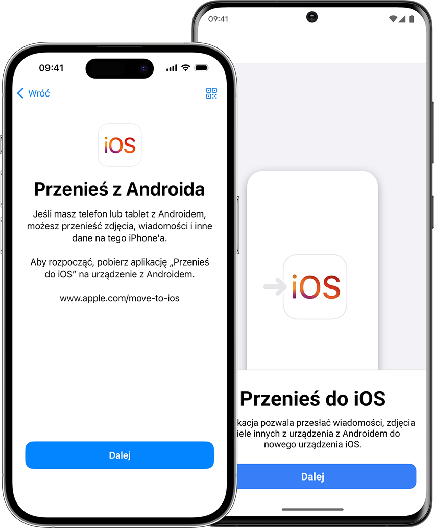 Aplikacja Przenieś do iOS pomaga przenieść dane z telefonu z systemem Android do nowego iPhone’a.