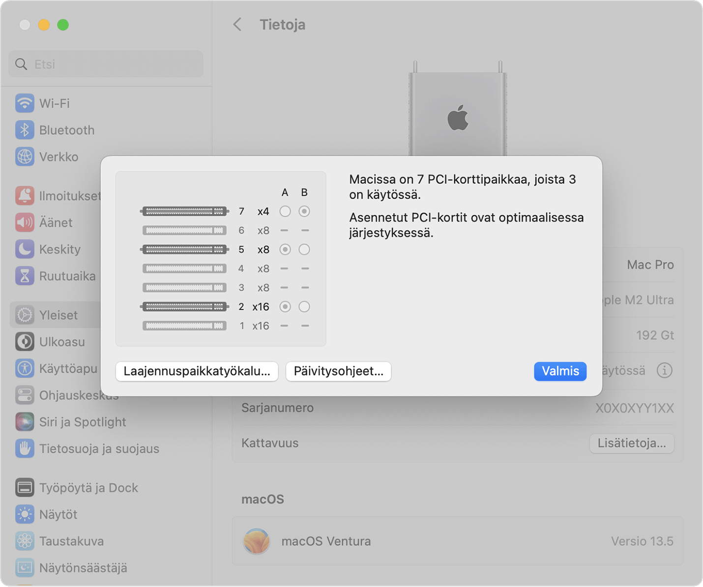 macos-ventura-mac-pro-system-settings-general-about-pcie-cards-info-pcie-slot-configuration