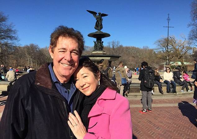 Barry Williams with his wife, Tina Mahina