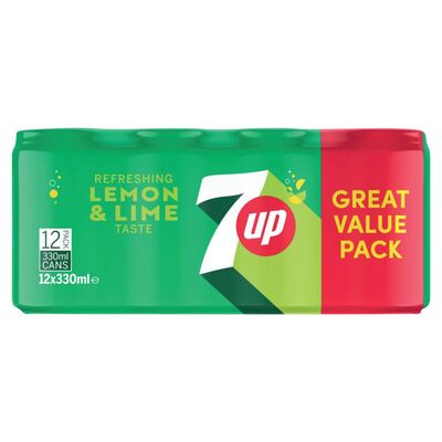 7Up Can Pack 12 x 330ml 