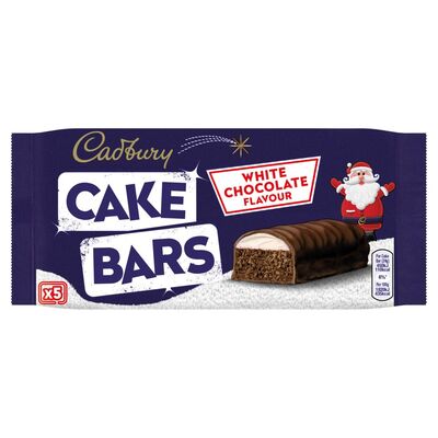 Cadbury White Chocolate Cake Bars 5 Pack 1pce