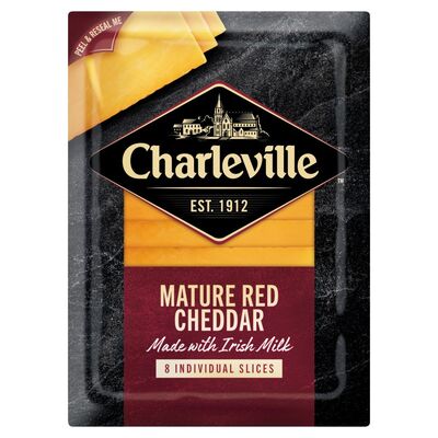 Charleville Mature Red Cheddar Slices 160g