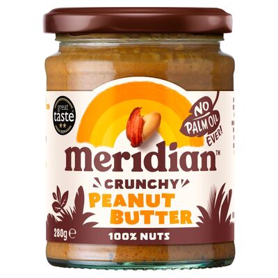 Meridian Crunchy Peanut Butter 280g