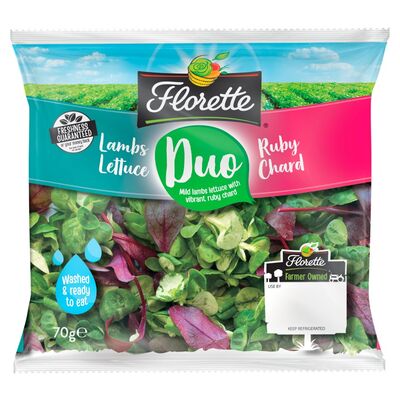 Florette Duo Lambs Lettuce & Ruby Chard Salad 70g