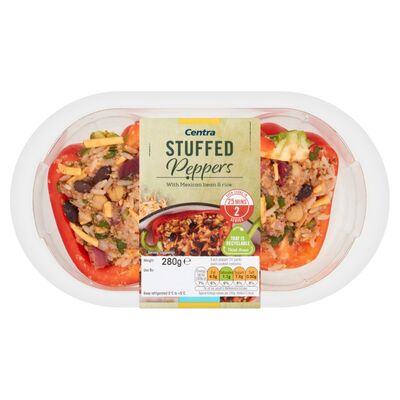 Centra Stuffed Pepper With Mexican Bean & Rice 280g