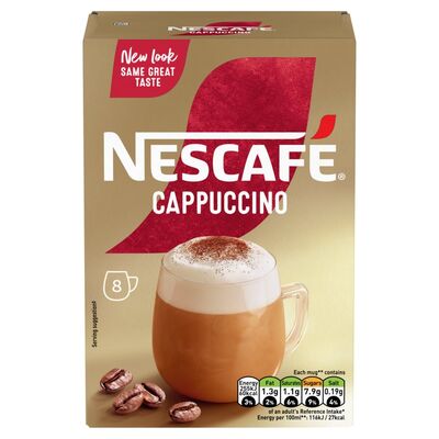 Nescafé Gold Cappuccino 8 Sachet 124g