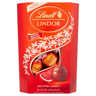 Lindor Blood Orange Milk Chocolate Cornet 200g