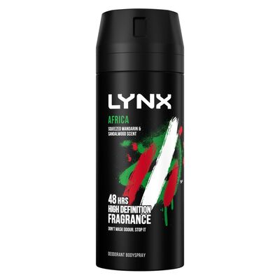 Lynx Africa 48 Hour Deodorant Body Spray 150ml