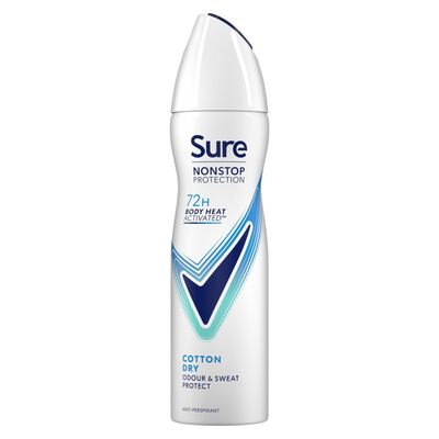 Sure For Women Anti-Perspirant Cotton Dry Nonstop 150ml