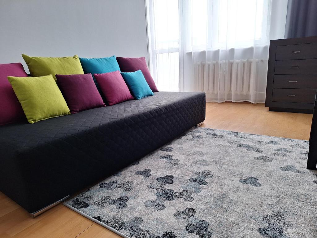 Istumisnurk majutusasutuses Turkusowa Apartament