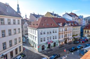 Vista general de Praga o vistes de la ciutat des de l'hotel