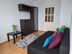 Istumisnurk majutusasutuses Turkusowa Apartament