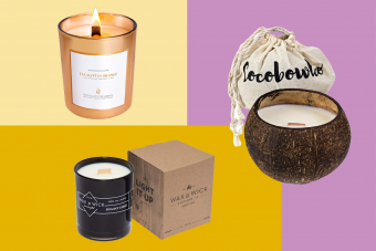 12 Wooden Wick Candles for the Coziest Crackle