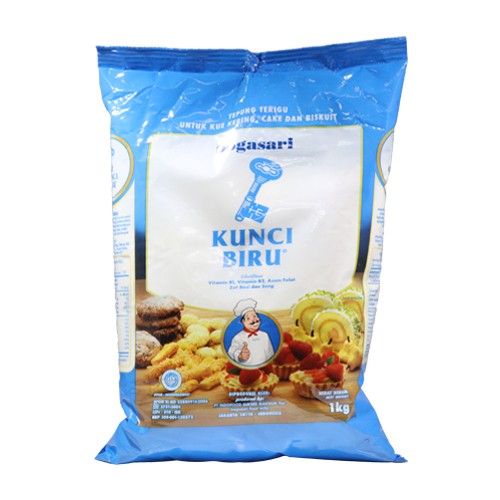  Kunci Biru  Tepung Terigu 1000gr Shopee Indonesia