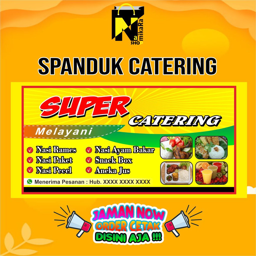 Contoh Desain Spanduk Catering Desain Spanduk Keren Cdrils - IMAGESEE