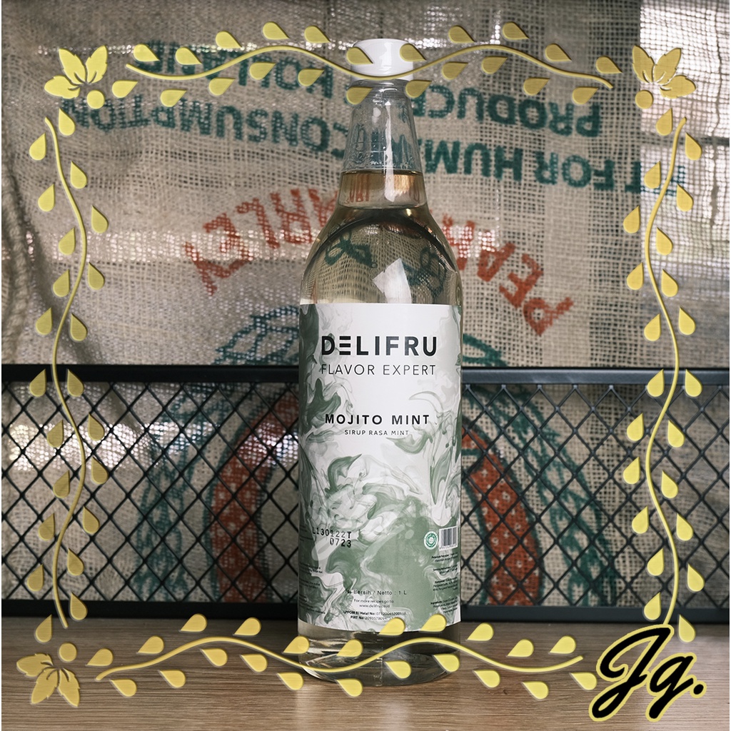 Delifru Syrup Mojito Mint 1 Liter - Rasa Mojito Mint 1 Liter