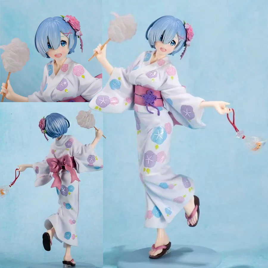 Re:Zero Rem (Summer Festival Kimono Yukata Ver.) เทศกาลฤดูร้อน กิโมโน ยูกาตะ with Cotton Candy Goldf