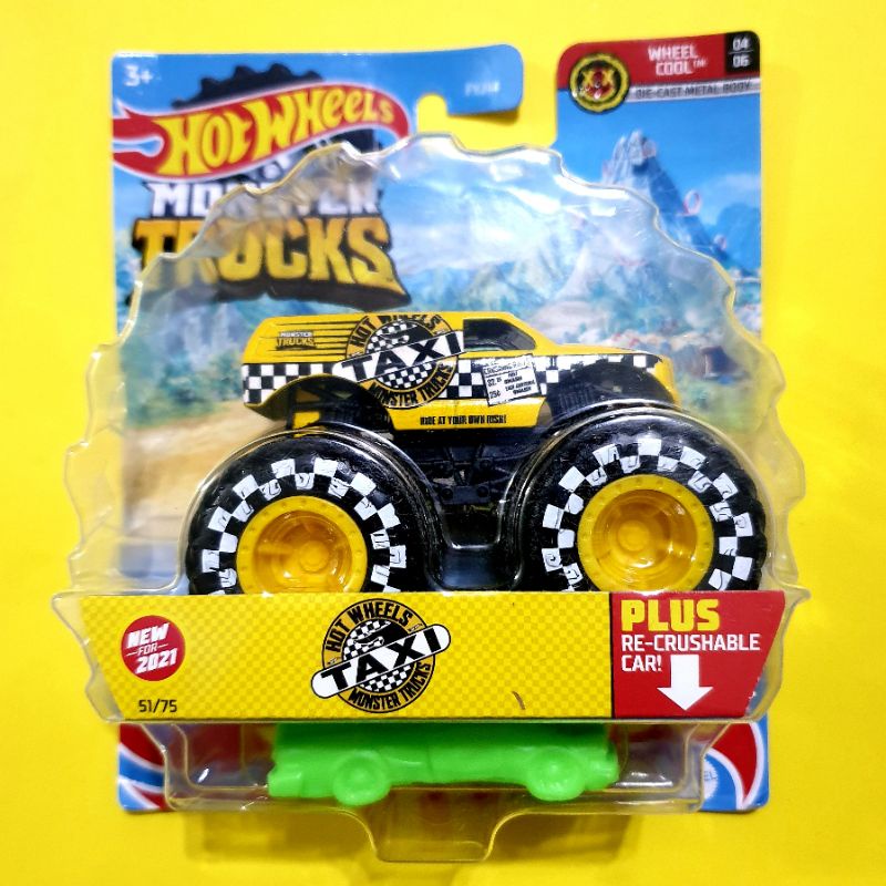 HOT WHEELS MONSTER TRUCK HW MT TAXI | Shopee Malaysia