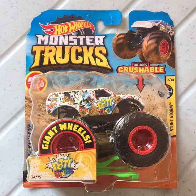 Hot Wheels Cirit Birit Monster Trucks ~ POTTY CENTRAL | Shopee Malaysia