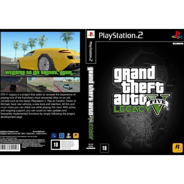 PS2 GAMES COLLECTION (GTA V: Legacy) | Shopee Malaysia