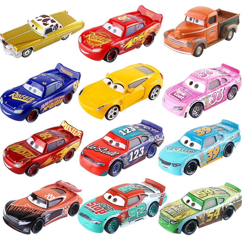 Disney Pixar Cars 3 Lightning McQueen Racing Series Jackson Storm Cruz ...