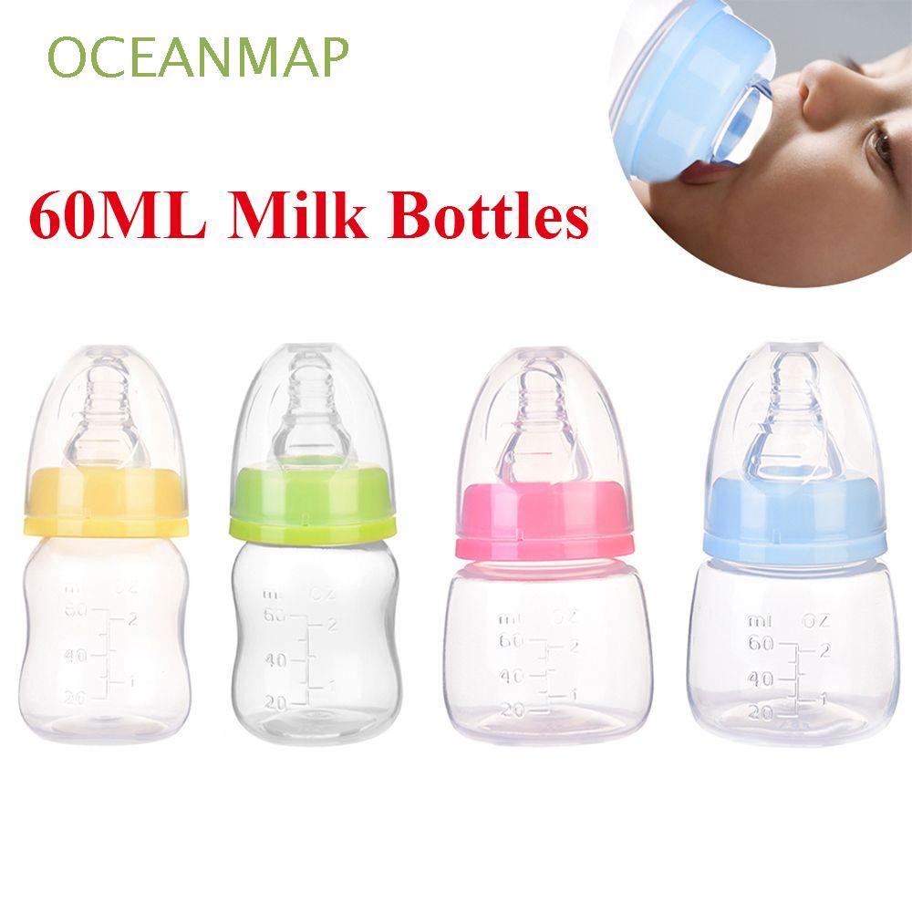 OCEANMAP Safe Milk Bottles Mini Baby Bottle Infant Baby Nursing Bottle ...