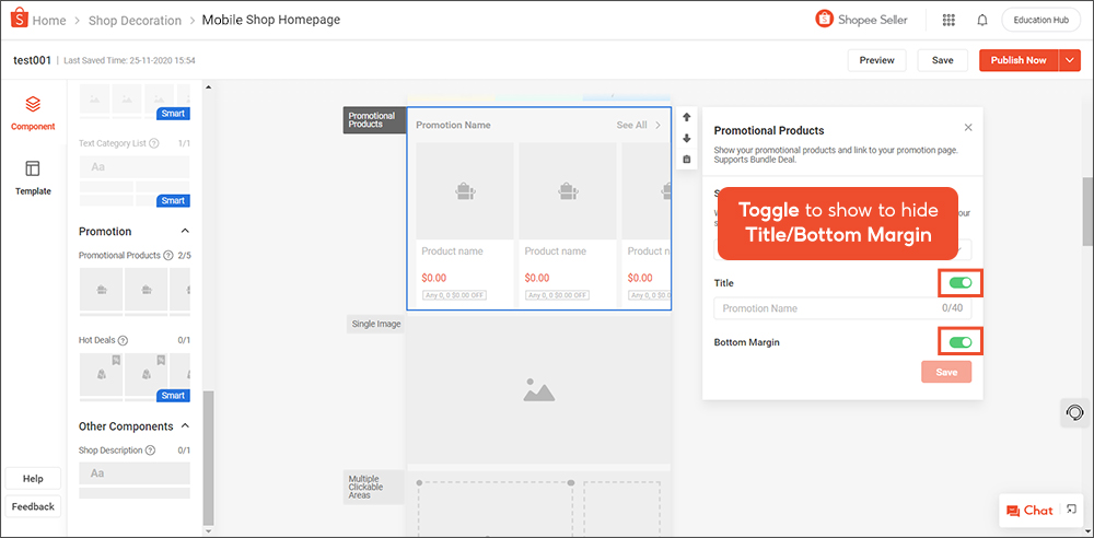 Improving shop homepage design | Shopee PH Seller Education Hub