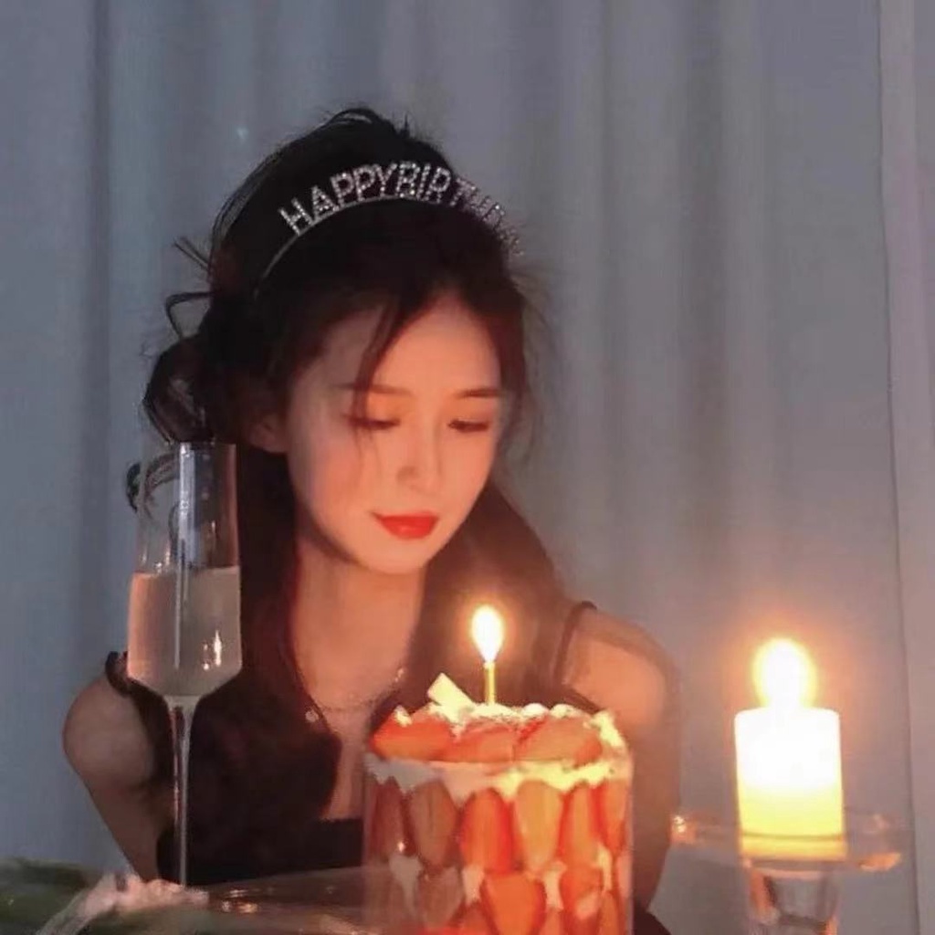 Bờm đính đá Happy Birthday phụ kiện chụp hình sinh nhật sang chảnh ...