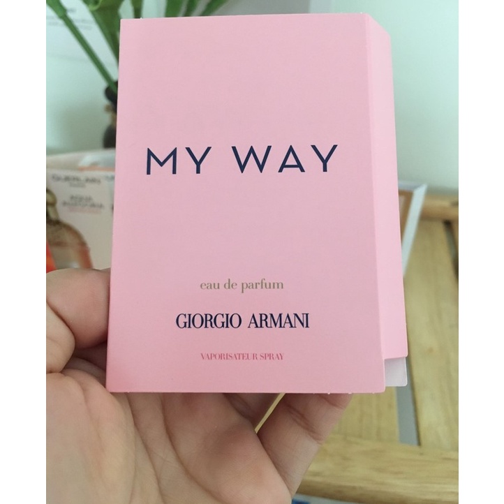 Quà Tặng SEPHORA ] - Mẫu thử nước hoa My Way Giorgio Armani edp | Shopee  Việt Nam