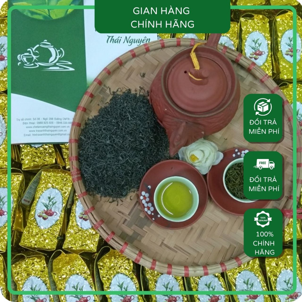 Trà Xanh Thái Nguyên Đệ Nhất Danh Trà 200G Xanh Sạch An Toàn 100%