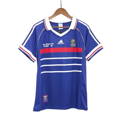 Retro 1998 France World Cup Home Soccer Jersey - Soccerdeal