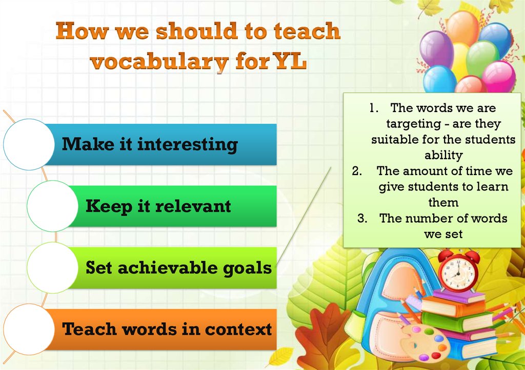 Teaching English Vocabulary 10 Fabulous Ways To Teach New Words - Photos